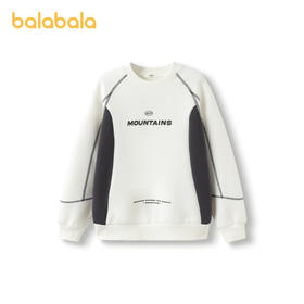 巴拉巴拉童装男童卫衣儿童秋冬装中大童套头上衣拼色时尚休闲洋气
