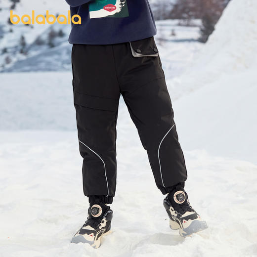 巴拉巴拉童装儿童长裤男童冬季羽绒裤工装裤保暖束脚裤子户外百搭 商品图2
