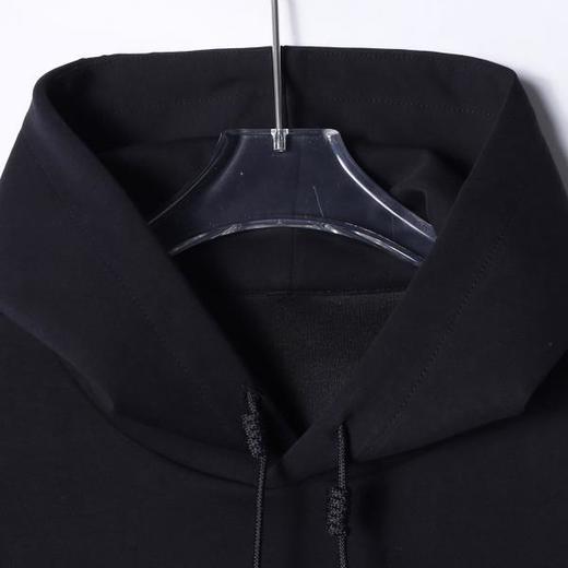 SDSA男士秋冬新款痞帅男装潮牌纯色抽绳连帽卫衣高街痞帅套头上衣 商品图2