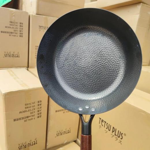 出口转内销，捡漏价39.9到手TETSU PLUS铁锅煎炒锅 精铁材质 捶打纹工艺 可拆卸榉木手柄 超高性价比 无论是燃气基地直邮灶电磁炉都能用 商品图8