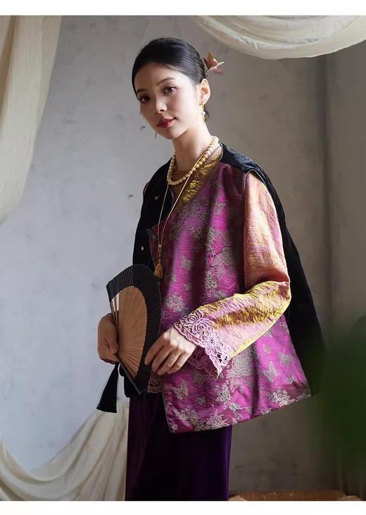 【门店同款】ENJOY秋季云敛-东方画笔装饰小包马甲 165743401 商品图1