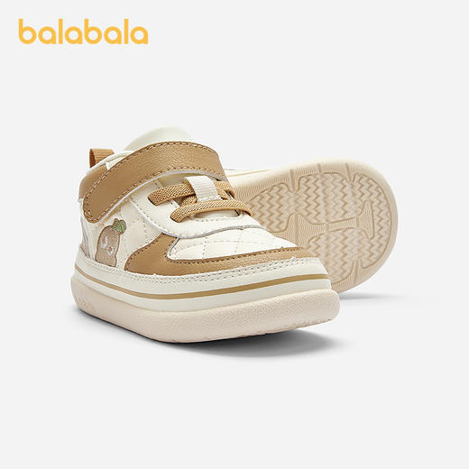 巴拉巴拉童鞋宝宝学步鞋婴儿鞋防滑男童板鞋秋冬舒适鞋子萌趣可爱 商品图1