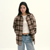 Ariseism 美式复古设计感宽松大格子衬衫女秋季新款长袖上衣 商品缩略图3