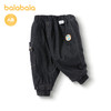 巴拉巴拉宝宝裤子男童长裤牛仔裤冬装时尚休闲裤罗纹脚口保暖防风 商品缩略图4