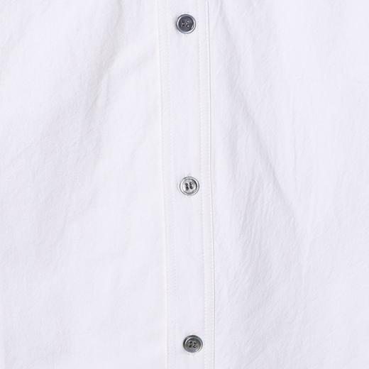 043139SDSA男士秋冬新款痞帅男装极简风纯色连帽长袖衬衫百搭宽松衬衣 商品图3