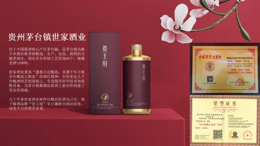 贵王府53%VOL酱香型白酒6支装500ml*6 商品图1