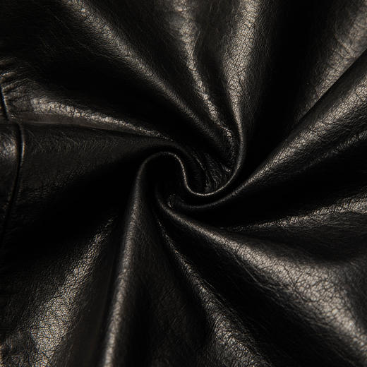 【100%牛皮】圣得西男士2025秋季新款时尚休闲翻领荔枝纹真皮皮衣 商品图13