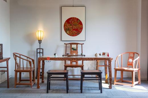 红桥红  家具严选  缅甸花梨（大果紫檀）【茶室 空间搭配】 商品图0