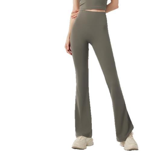 跃牌【海听系列】新款阔腿紧身裸感瑜伽裤女 高腰提臀休闲运动健身喇叭裤XC98 商品图4