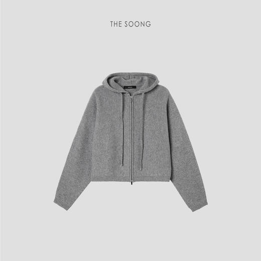 THESOONG/   斯托尔进口100%羊毛衫连帽开衫女 柔软毛衣HWMY7565 商品图7