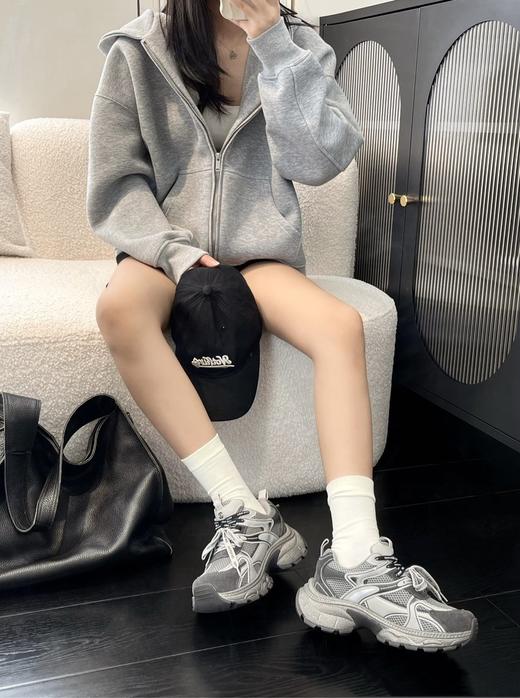 JEHURFIE/纪华菲双鞋带～复古拼色厚底增高老爹鞋AB25502 商品图9