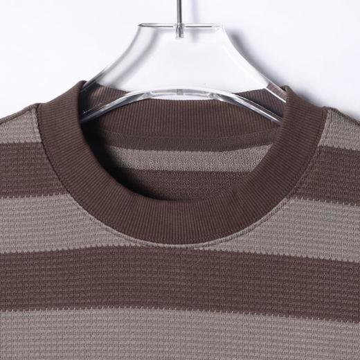 50962SDSA男士秋冬新款痞帅男装韩版撞色条纹针织圆领卫衣舒适百搭上衣 商品图2