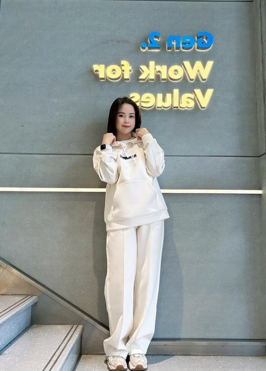 佐丹奴女装25年商场同款【空气三明治】直筒阔腿针织裤05415126 商品图1