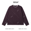 25093SDSA男士秋冬新款痞帅男装韩版简约撞色卷边假两件毛衣百搭针织衫 商品缩略图0
