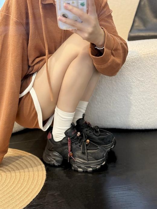 JEHURFIE/纪华菲增高6cm～波西米亚风厚底老爹鞋AB25396 商品图11