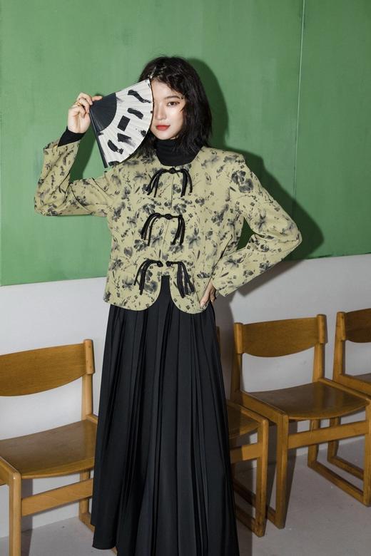 ANSUABEL 新中式盘扣印花外套 17119 商品图1