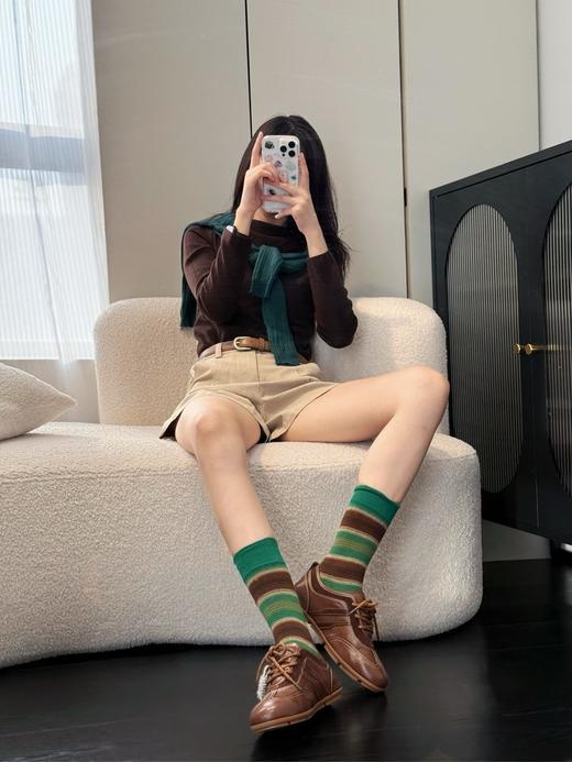 JEHURFIE/纪华菲杨幂同款全羊皮音符德训鞋AB25361 商品图6