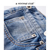 a minimal club复古美式水洗赤耳边直筒牛仔裤轻便上新AM58DT04 商品缩略图2