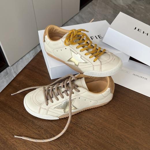 JEHURFIE/纪华菲旺斯星空～复古星星擦色做旧小脏鞋AB25510 商品图2