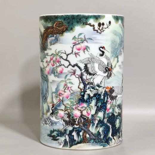 六鹤同春笔筒 商品图0