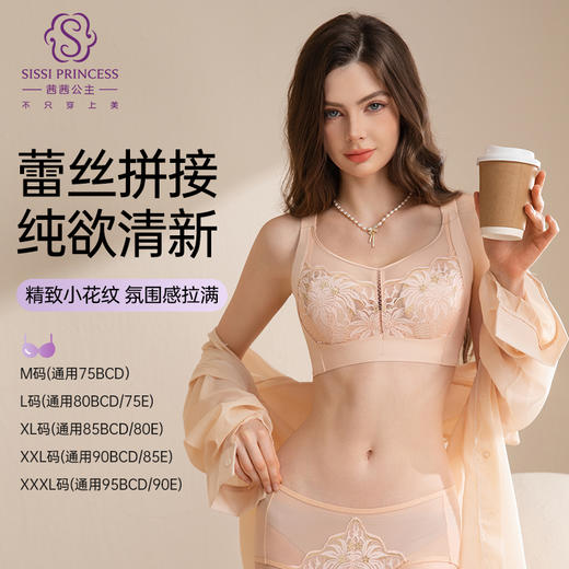 邂逅蕾丝水晶杯文胸 商品图2