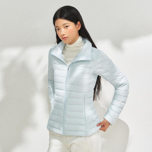 Ariseism 美式复古修身立领排骨羽绒服女秋冬新款上衣外套 商品图1