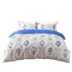 恐龙 B1  全棉青花瓷四件套 200*230 蓝色