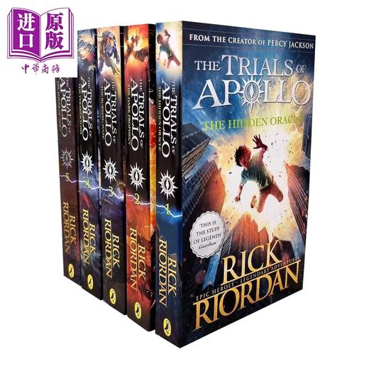 【中商原版】阿波罗的试炼五册精装套装 Trials of Apollo The 5Book Hardcover Boxed Set 英文原版 Rick Riordan 商品图0