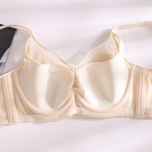 美奈川 蚕丝性感薄杯文胸BRA11482 商品图3