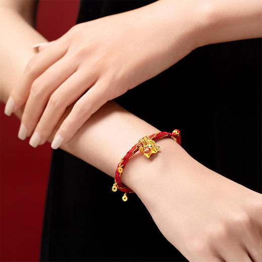 【故宫饰品】马上有福红绳编织手链红手绳文创本命年生日礼物女生 商品图2