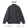 257108SDSA男士秋冬新款痞帅男装潮牌撞色立领拉链针织衫百搭开衫毛衣 商品缩略图5
