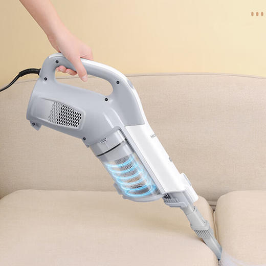 海尔手持吸尘器HZL-B45D家用多功能大吸力一体多用二合一小型除尘器 商品图3