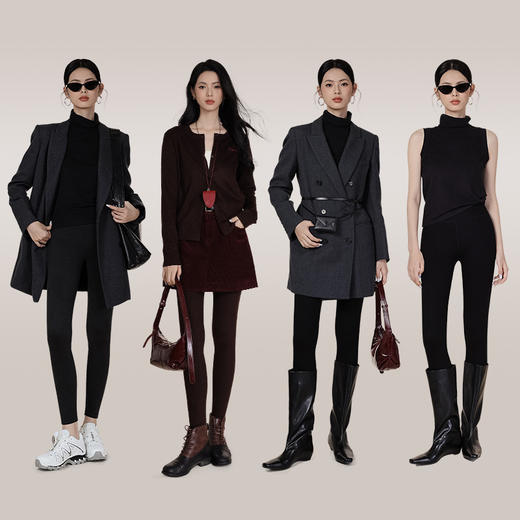 【颗里专场】叠穿神裤，颗里“猫感”保暖打底裤  比顶级羊绒还细  可外穿可内搭 商品图4