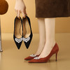 【预售7天】尖头高跟鞋女春秋季新款气质百搭水钻细跟百搭时尚浅口单鞋CX&B0814 商品缩略图0