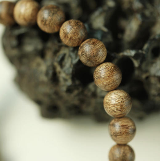 【青山特惠】 9mm 22颗 柬埔寨沉香老料手串 6.81g  c0202 商品图3