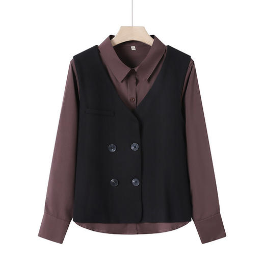 FW 268时尚妈妈装套装大码宽松洋气三件套气质 商品图4