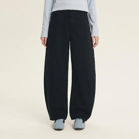 笛莎Deesha青少年女童裤子2025冬季女童加绒显瘦弯刀裤