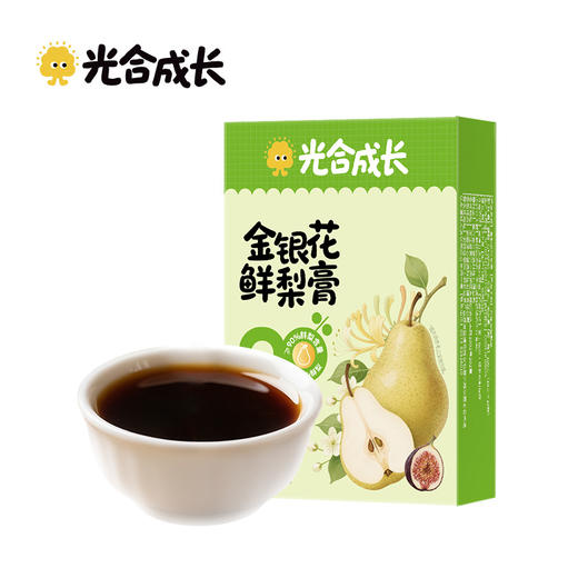 金银花鲜梨膏 干净配料 口感醇厚 精选砀山有机鲜梨 独立小条装 方便携带 100g（10g*10条）/盒 商品图7