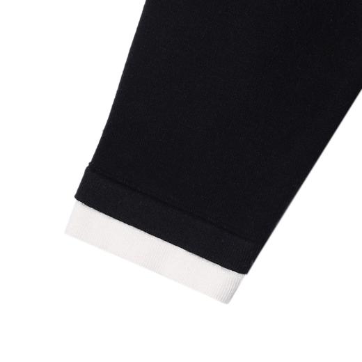 25093SDSA男士秋冬新款痞帅男装韩版简约撞色卷边假两件毛衣百搭针织衫 商品图4