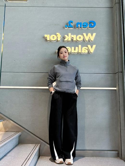 佐丹奴女装25年商场同款【空气三明治】镰刀阔腿裤05415128 商品图2