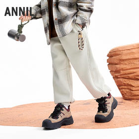 【实体店同款】男女童全腰针织长裤冬季新款安奈儿童装AM546100
