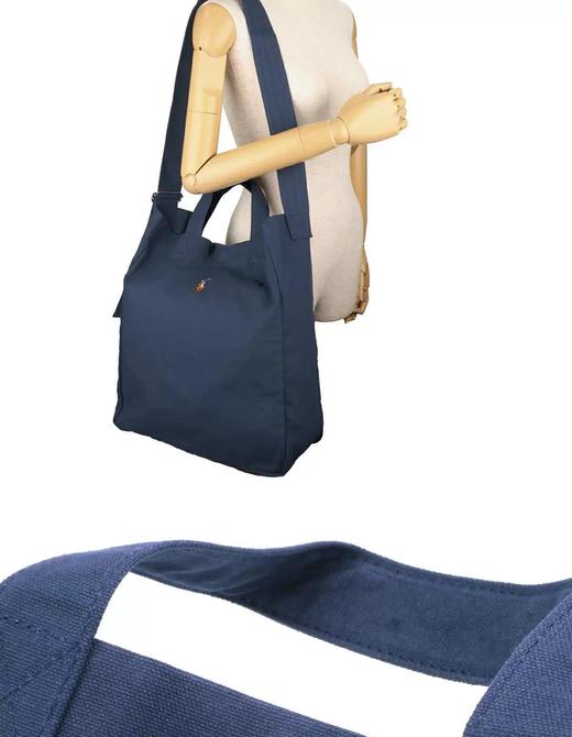 G527Po#lo R@lp L@uren新款刺绣马球标帆布包 商品图1