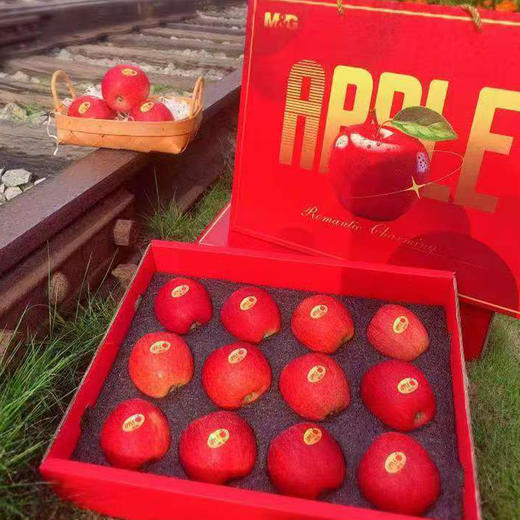 【中秋好礼】水果礼盒  昭通米奇拉苹果礼盒装 12枚/盒（带箱5斤左右） 商品图2