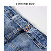 a minimal club复古美式水洗赤耳边直筒牛仔裤轻便上新AM58DT04 商品缩略图4