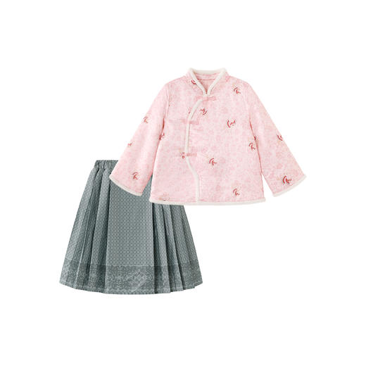 【商场同款】英氏儿童裙子上衣套装女童冬季可爱舒适亲肤衣服新款 商品图4