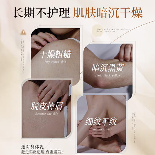 【2瓶装巨划算！大瓶装身体乳！】半醒烟酰胺身体乳 补水保湿提亮肤色 持久留香玻色因身体乳去干皮 商品图2