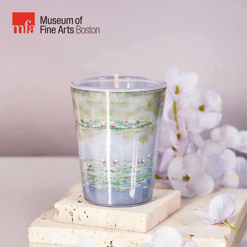 波士顿美术博物馆奈睡莲香薰蜡烛室内家用持久高级小众高级迷你香氛