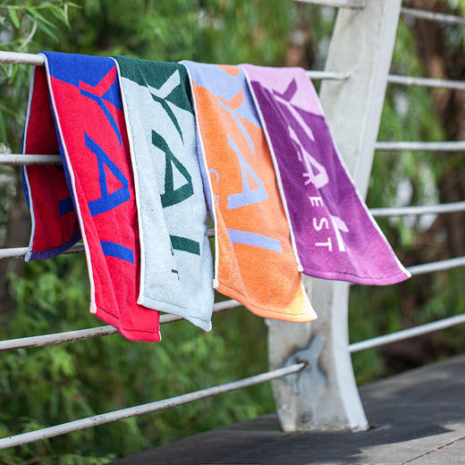 内野B1-飞扬撞色提花面巾 商品图1