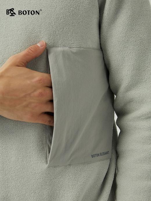 波顿男士秋冬 毛衣 大口袋毛织 合身小众设计长袖款MU736323 商品图4