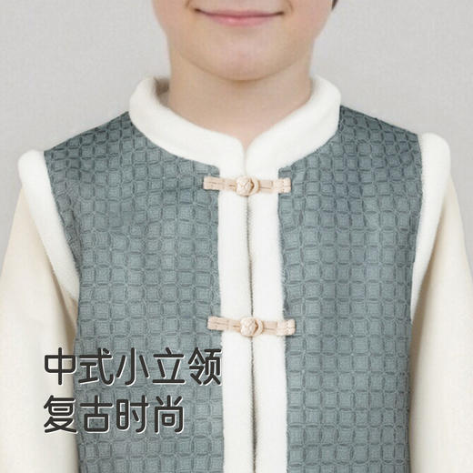【商场同款】英氏儿童马甲男宝宝男童冬季新年喜庆拜年马夹新款 商品图3